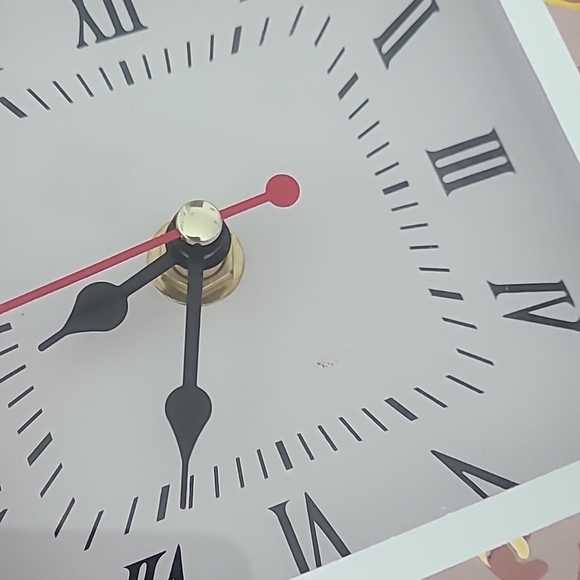 Leopard Print Standing Clock - Picture 2 of 6